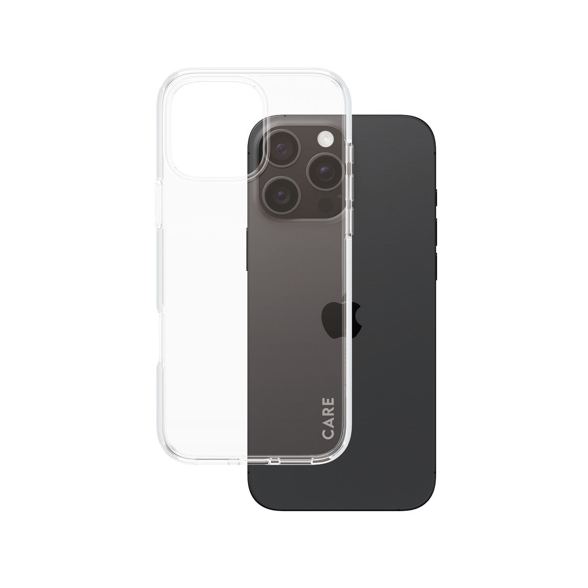 CARE by PanzerGlass® Flagship Case Transparent Urban Combat m. Klar Ramme iPhone 16 Pro Max